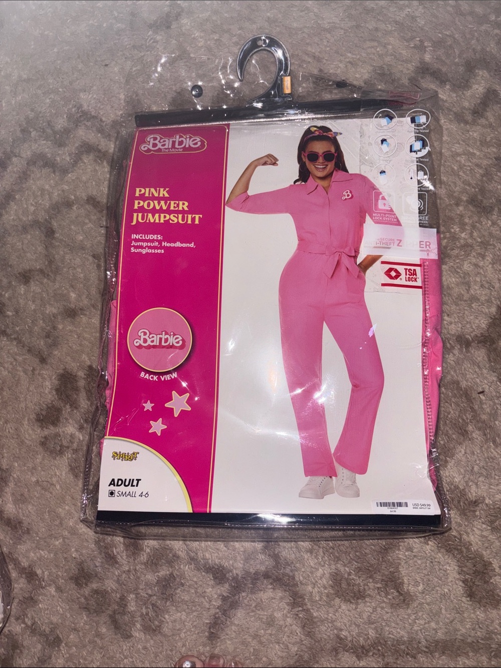 Barbie Pink Power Jumpsuit with Headband & Sunglasses